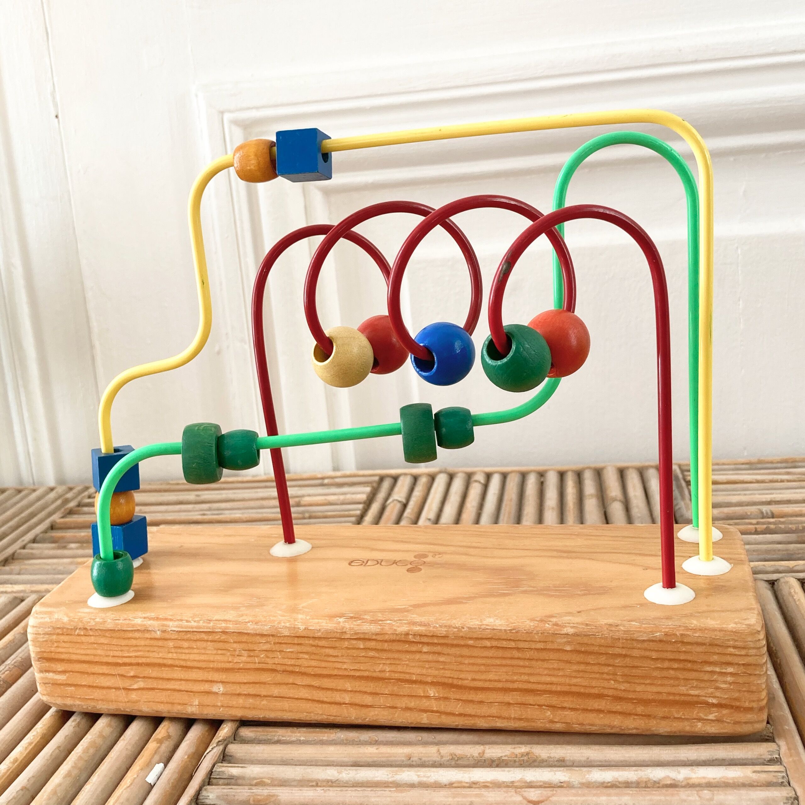 Wooden labyrinth abacus