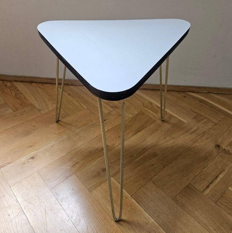 Midcentury Tripod Flower or Side Table ULUV, 1970s