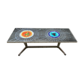 Table basse en céramique Vallauris circa 1960