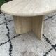Table basse en travertin, années 70