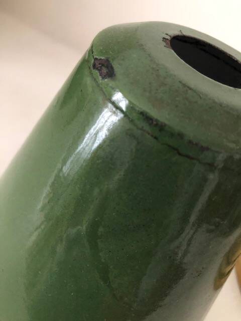 Old desk lamp, brass workshop