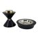 1970s Stunning Black Smoking Set By Pierre Cardin. Made in France