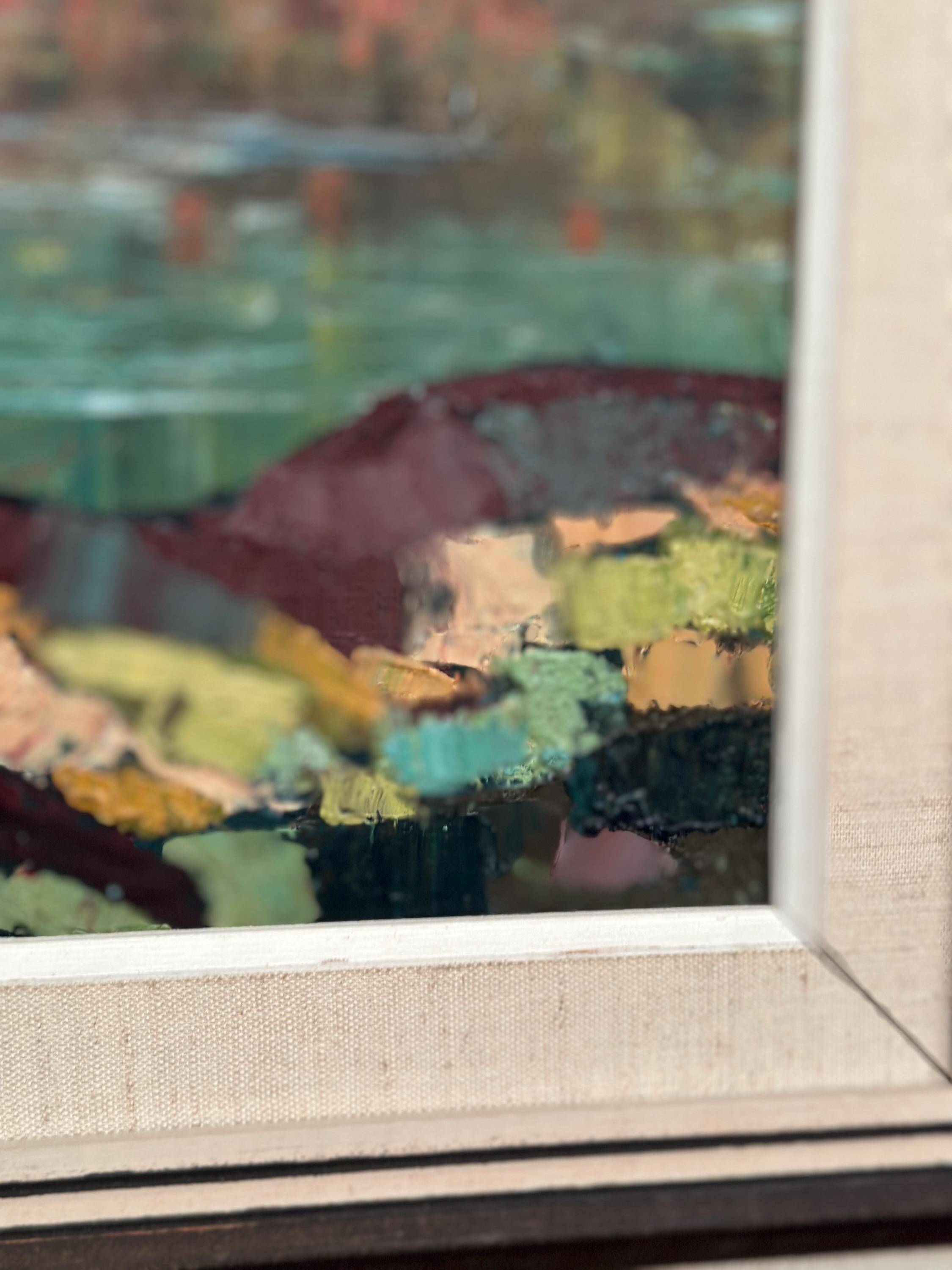 Swedish Oil On Canvas – “River View” By Tage Törngren