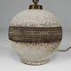 Round art deco ceramic lamp besnard style