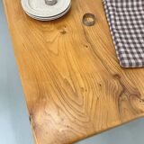 2m solid elm farmhouse table