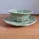 Bowl, dish, cabbage in earthenware, Portugal.