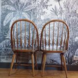 Pair of Ercol Windsor chairs