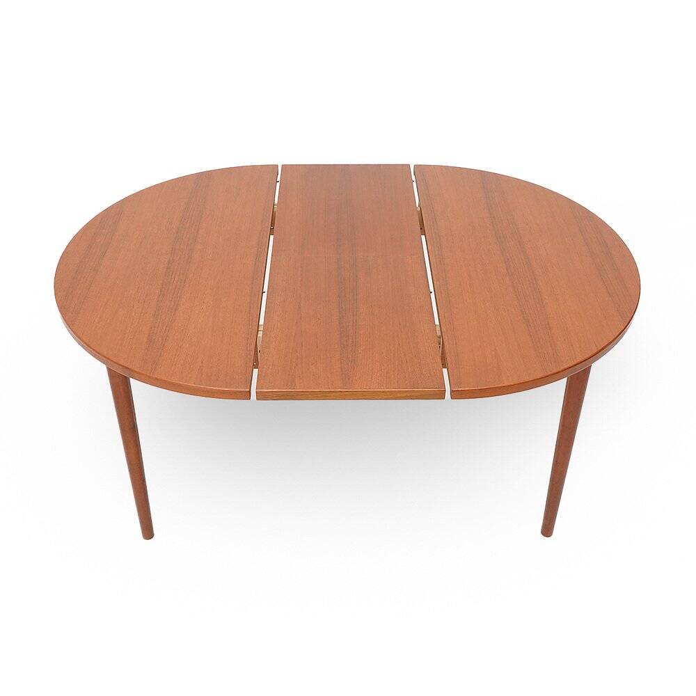 Teak extendable table by Hugo Troeds, 1960s.