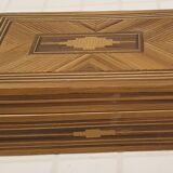 Straw marquetry box