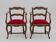 2 armchairs/cabriole style Louis XV