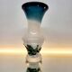 Vase Val saint lambert Studio Cristal vas op voet, conçu, Liège, 80