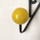 Vintage coat rack with ball hooks in Feraud style.