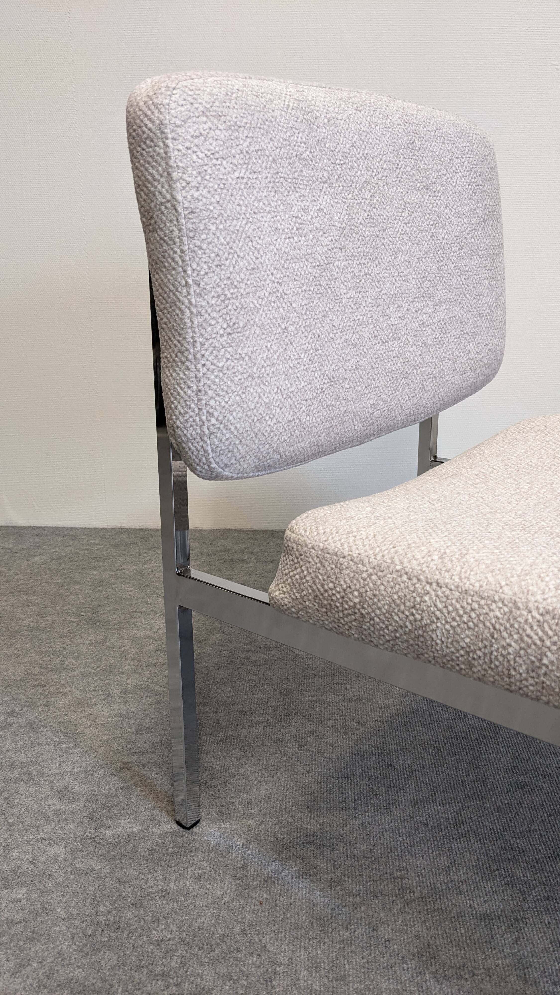 Pair of modernist armchairs circa 1970