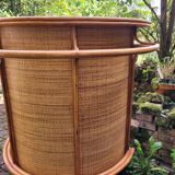 70's rattan bar