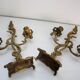 Pair of gilded bronze candlesticks