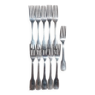 Set of 11 Forks - François Frionet Hallmark - Silver 84g