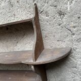 Antique wooden wall shelf