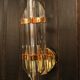 Pair of Venini wall lights, produced in Italy in the 1970s.