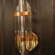 Pair of Venini wall lights, produced in Italy in the 1970s.
