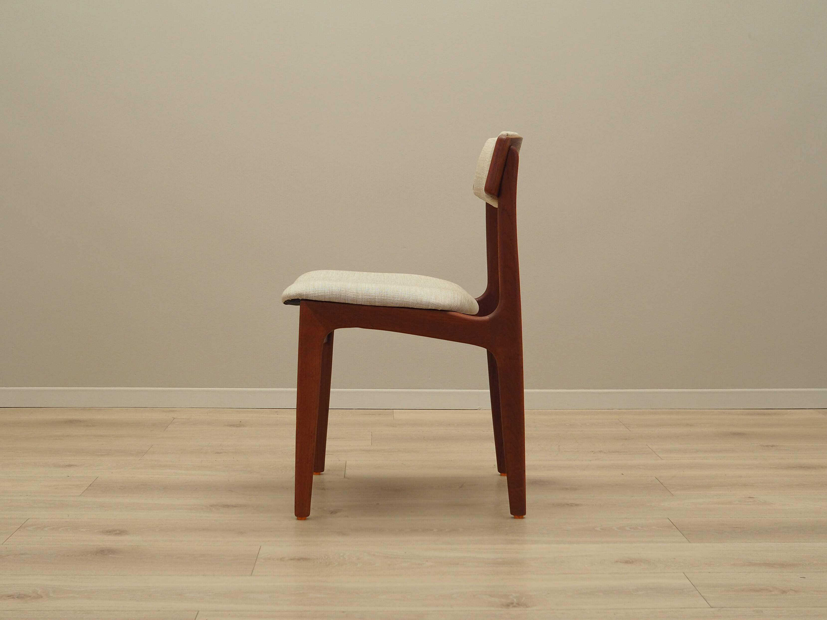 Set of four teak chairs, Danish design, 1960s, manufactured by N. & K. Bundgaard Rasmussen