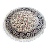 Handmade round wool Persian rug 185cm