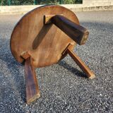 Aranjou Table basse d'appoint, Orme, France, années 1970/80