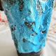 Turquoise lava ceramic vase