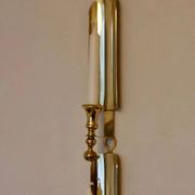 Pair of mid-century Swedish brass sconces
