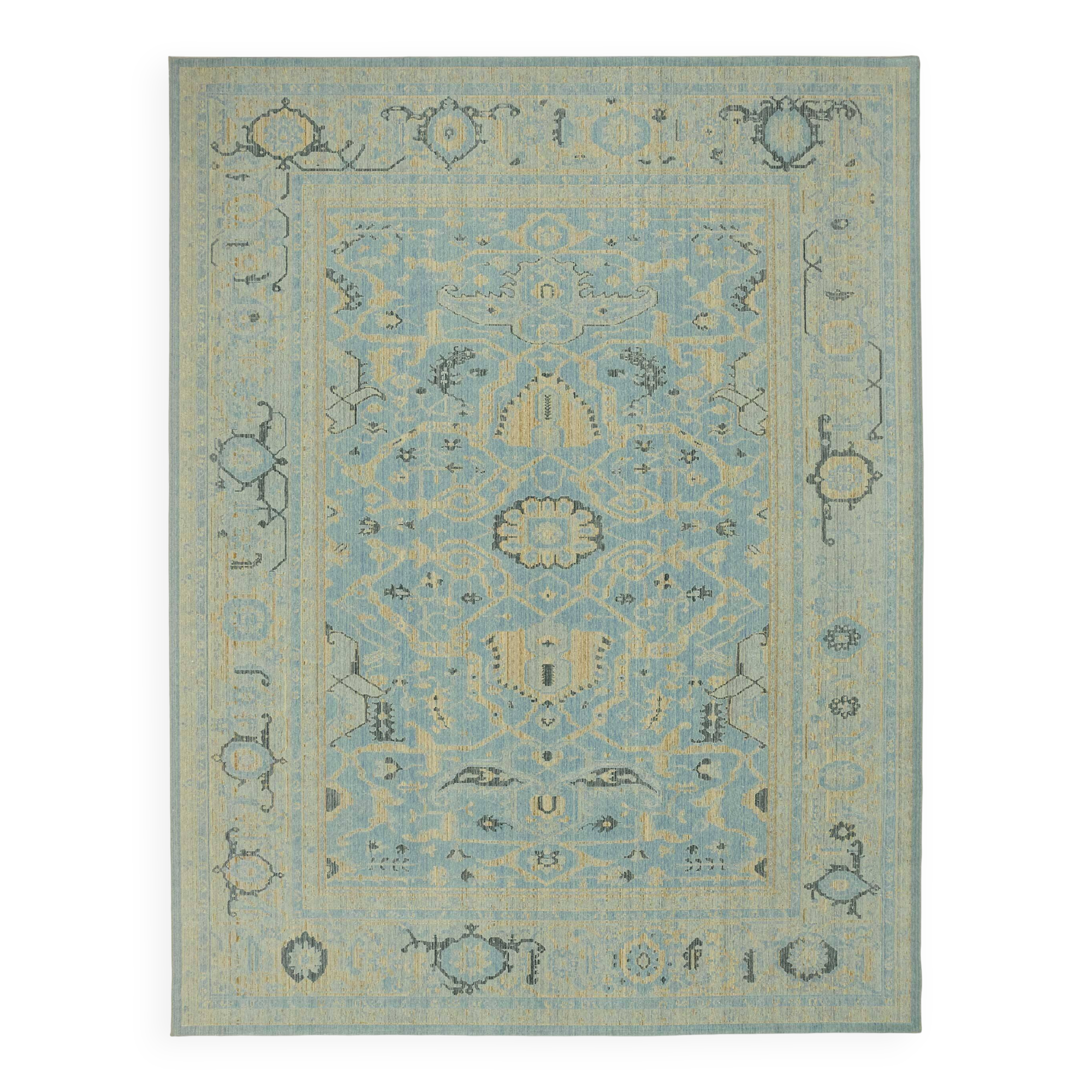 Turkish Handcrafted Loom Oushak Rug 332 cm x 436 cm