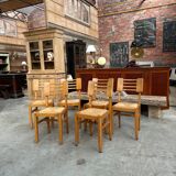 Suite of 6 Pierre Cruège chairs