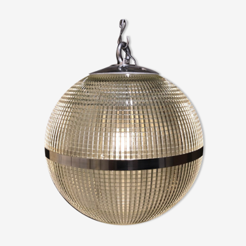 Silver Holophan ball suspension