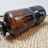 Smoked glass vase from 1970