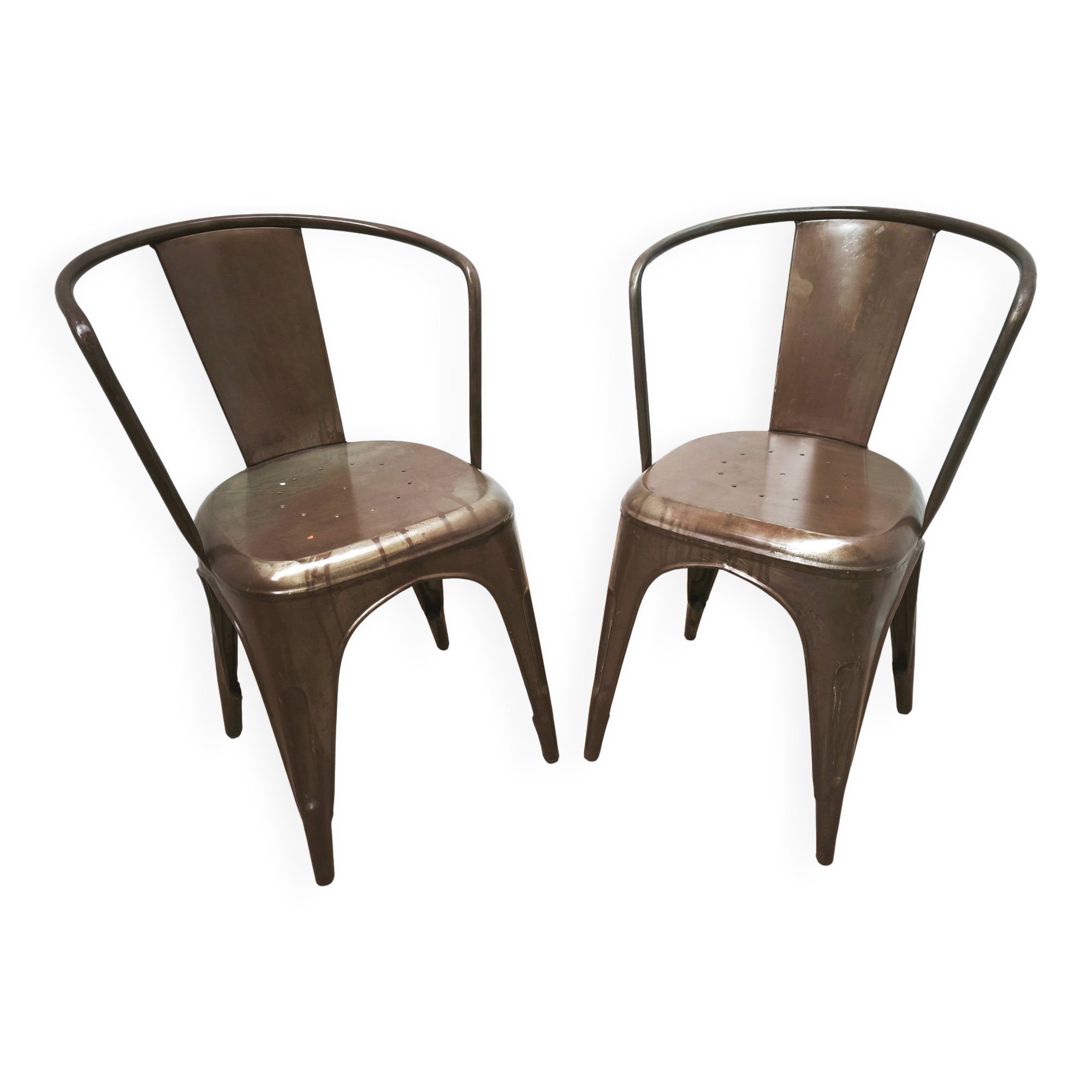 Pair of vintage bistro chairs