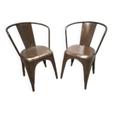Pair of vintage bistro chairs