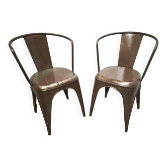 Pair of vintage bistro chairs