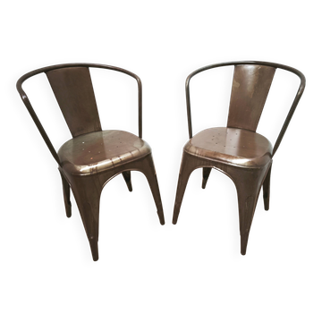 Pair of vintage bistro chairs