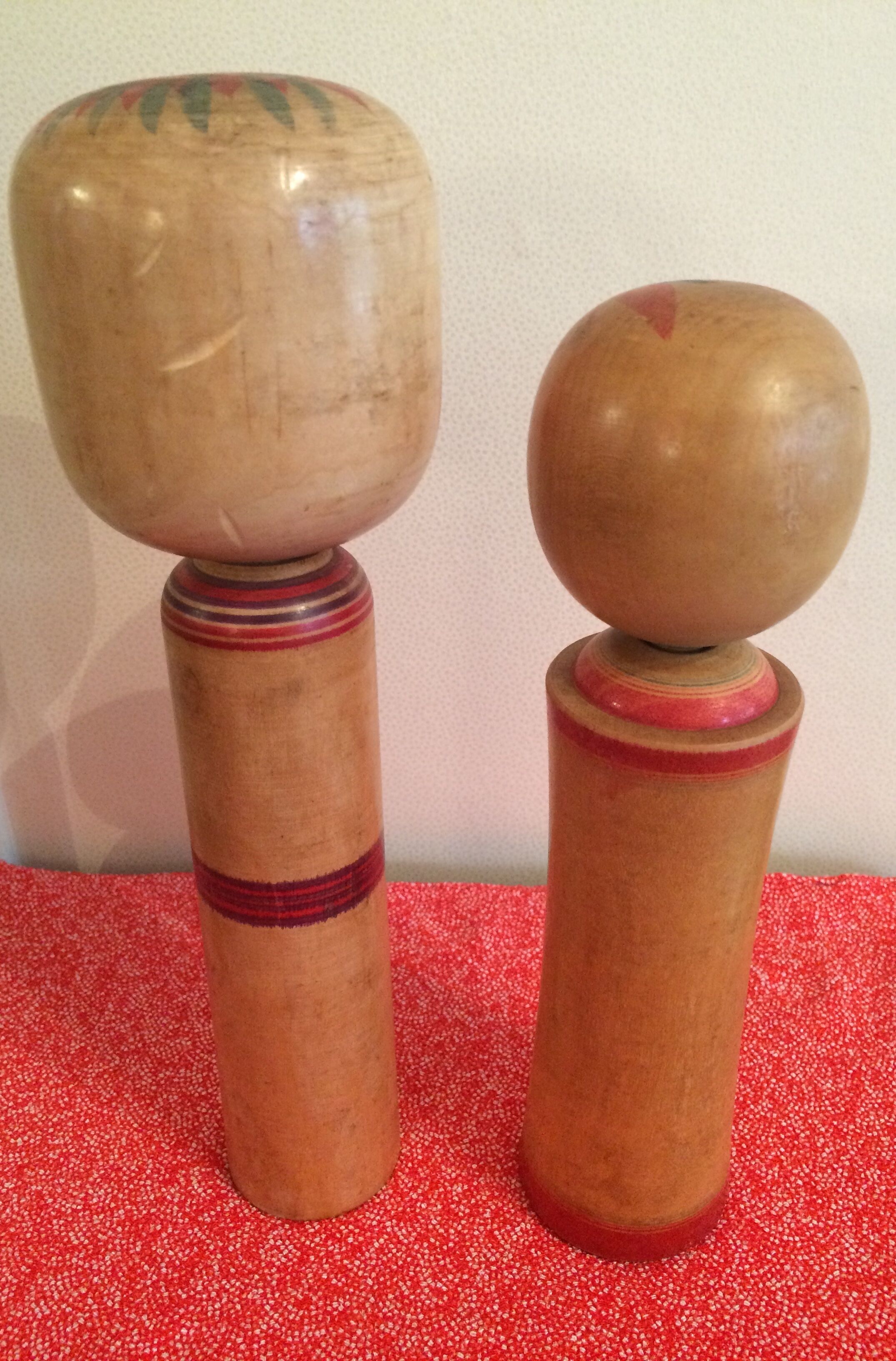 Japanese Kokeshi pair