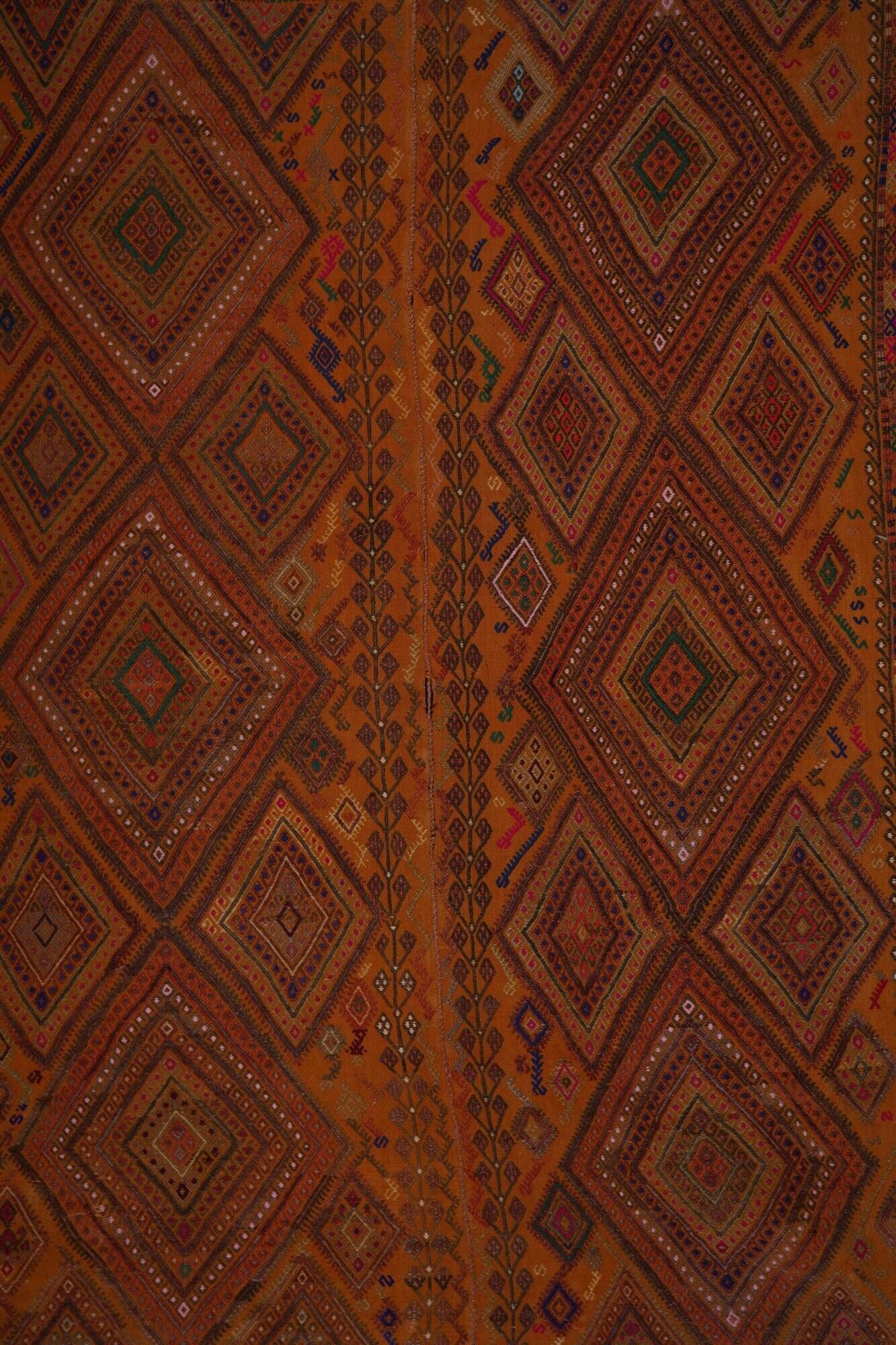 Kilim turc vintage tissé main 169x252 cm