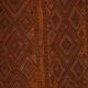 Kilim turc vintage tissé main 169x252 cm