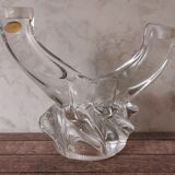 Paire de bougeoirs deux branches cristal