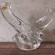 Pair of candle holders two crystal branches