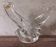 Pair of candle holders two crystal branches