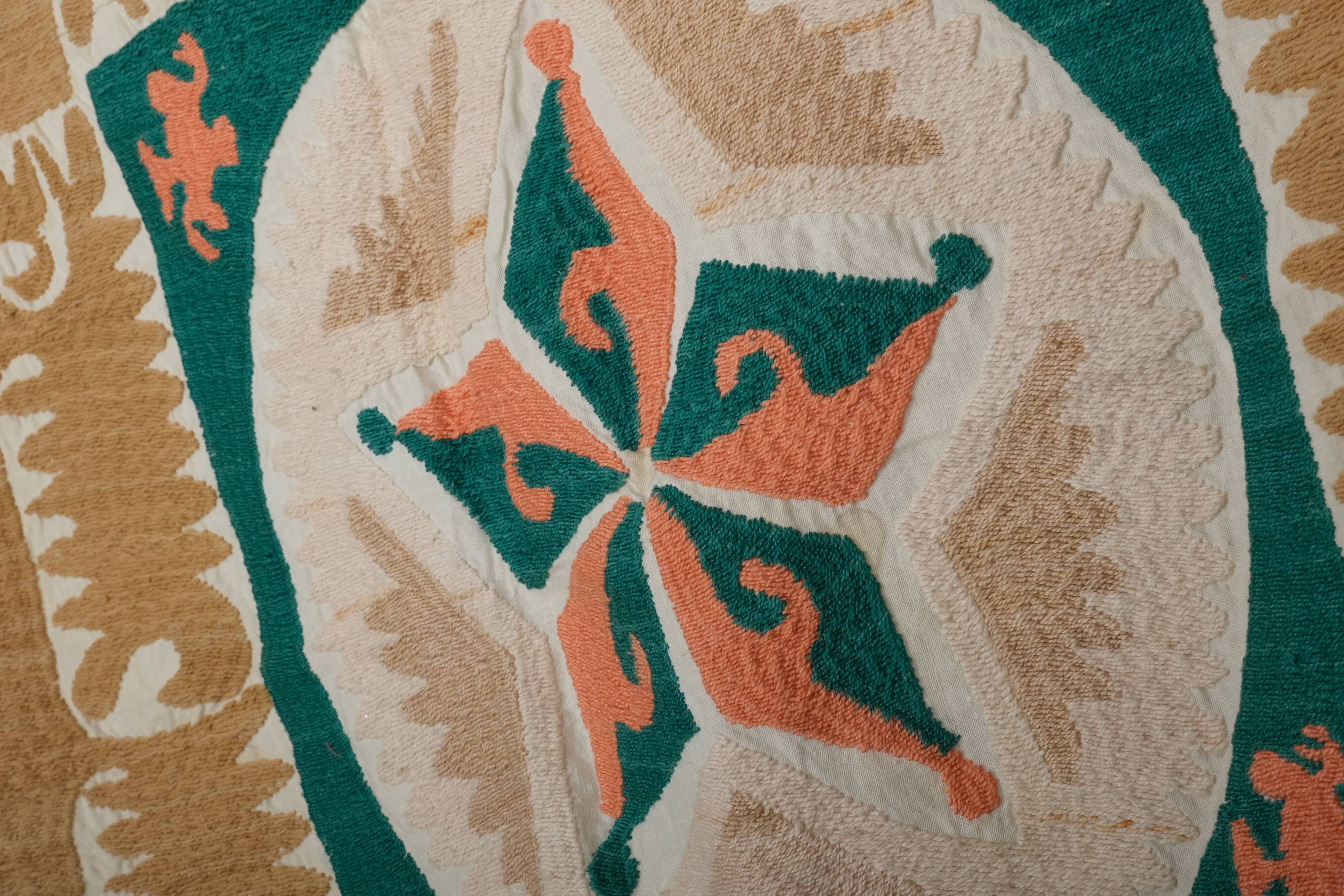Tapis noué à la main, tapis turc vintage 117x125 cm