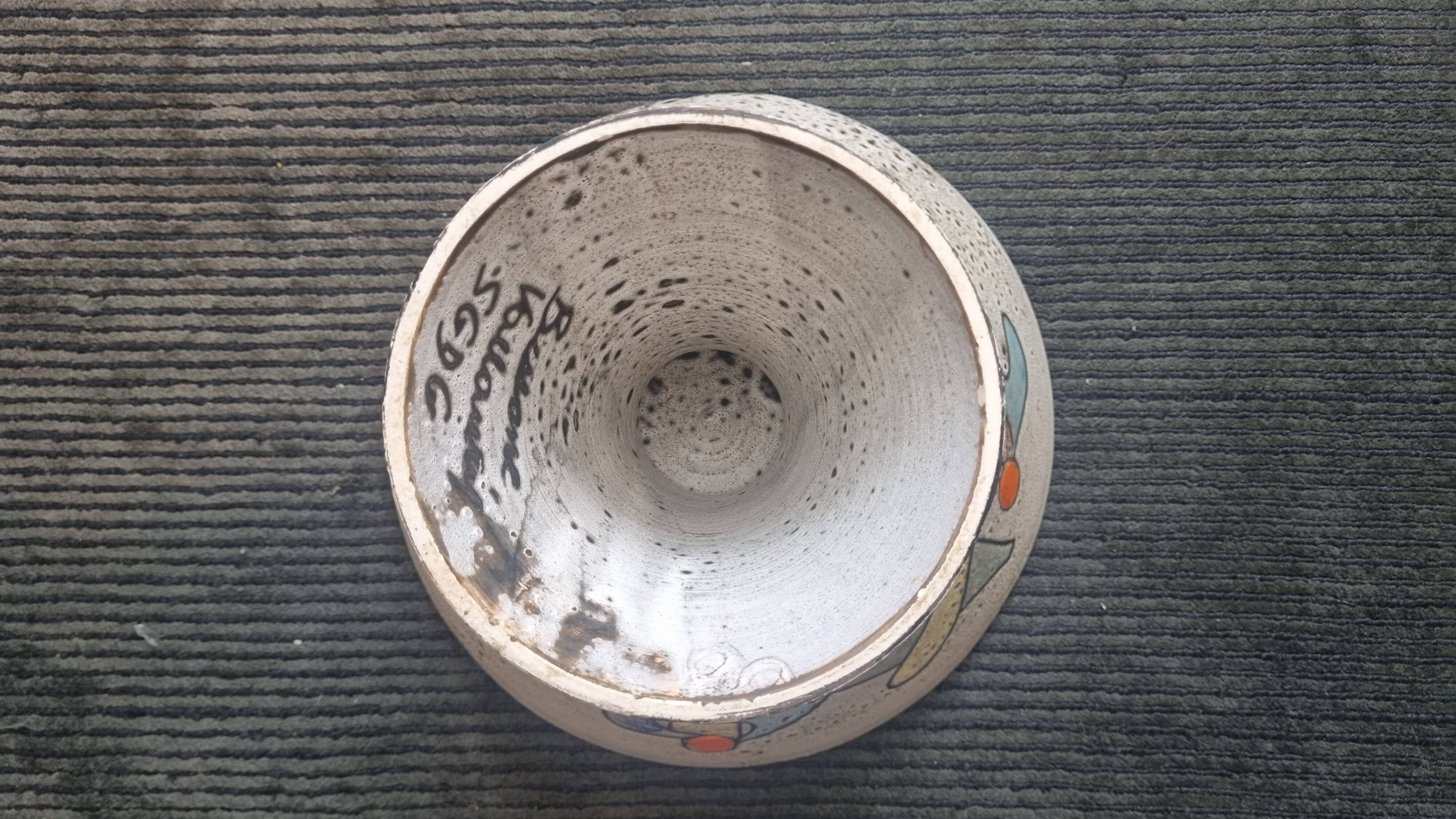 Large bowl Marius Bessone Vallauris