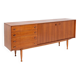 Teak sideboard, with four drawers and two doors. 20th century.