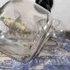 Pair of smoked glass wall sconces