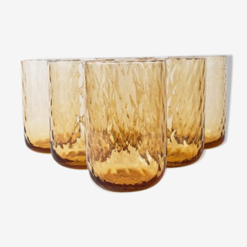 Glass honey set