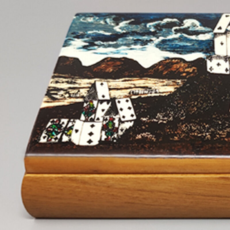 1980s Playing Cards Box by Piero Fornasetti