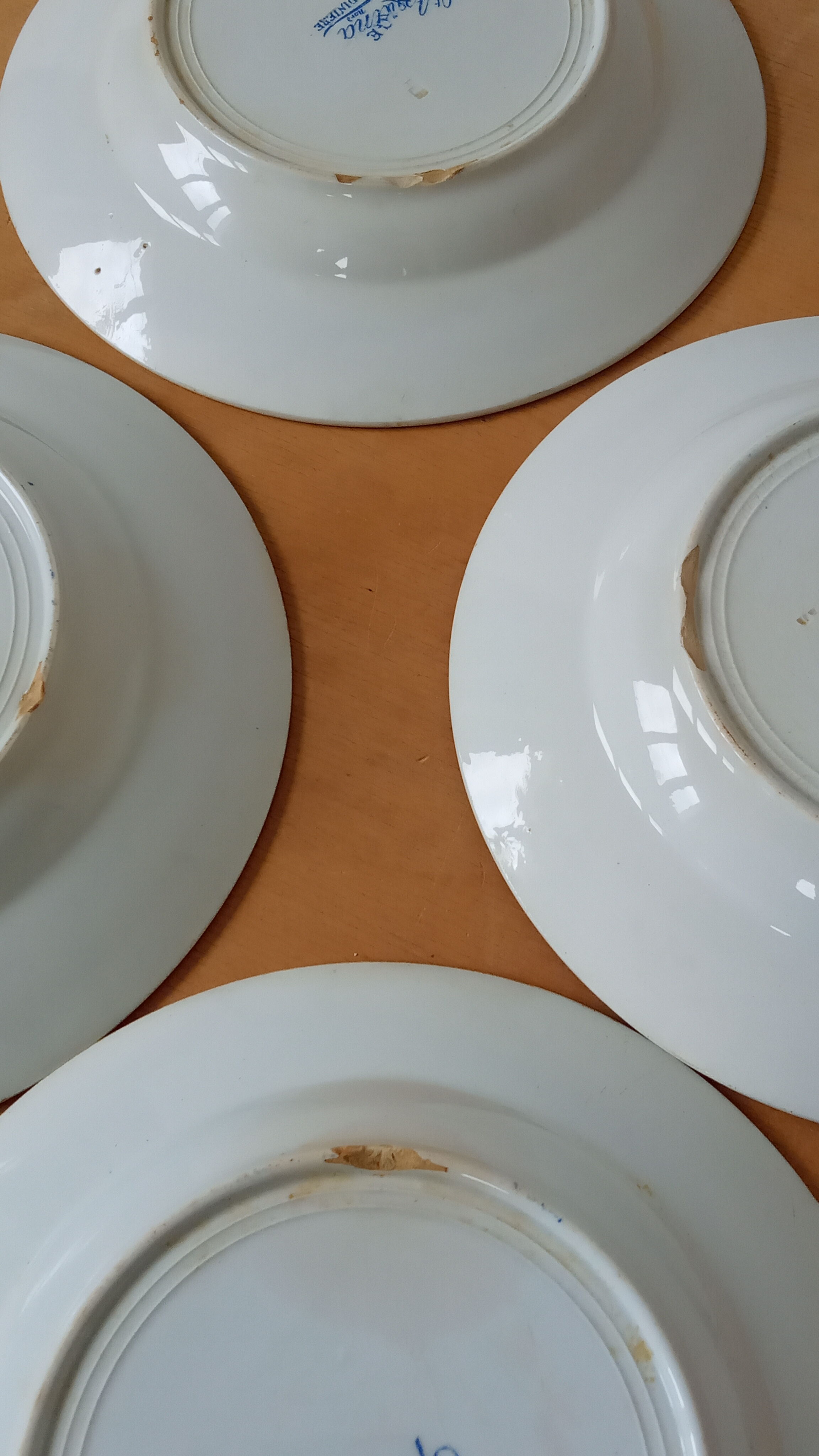 Lot d'assiettes creuses de Saint Amand