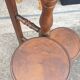 Wooden saddle plant holder
